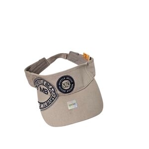 Lucky 7 Myrtle Beach Sun Visor Beige Blue Hat